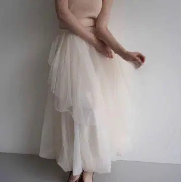 [ 택 포함 ] Acka tiered tulle skirt 샤샤 스커트