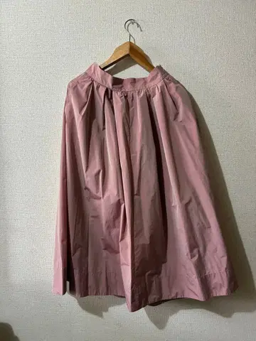 미사용 택 포함 green label relaxing 핑크 플레어 스커트