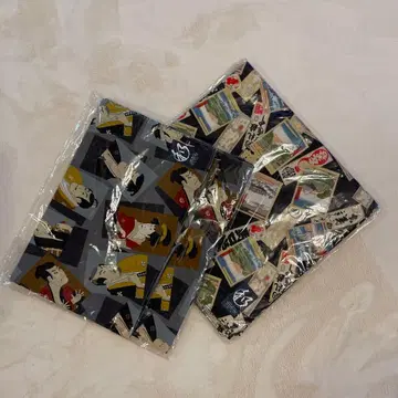 보자기 2장 세트 우키요에풍 디자인