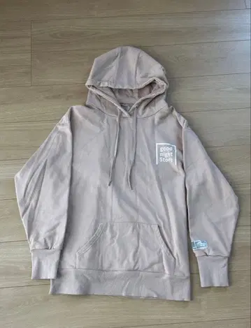 good night 5tore 후드티 베이지