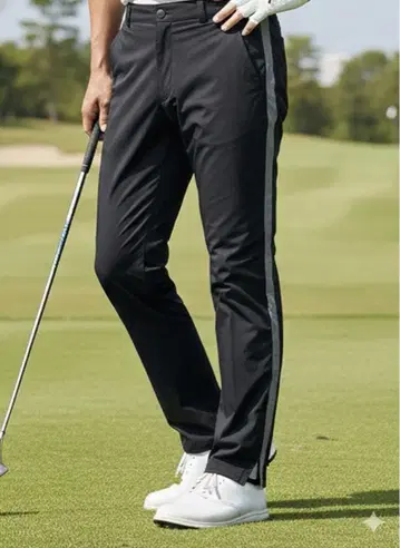 테일러메이드 골프 팬츠 M 블랙/그레이 고기능 윈드 브레이커