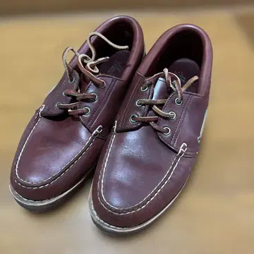 호킨스 버건디 가죽 로퍼