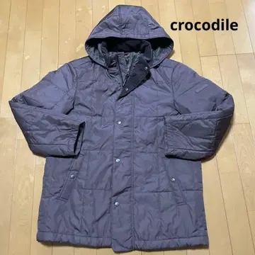 CROCODILE 후드 부착 다운 자켓