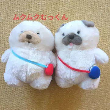 무쿠무쿠 뭇쿤 봉제 인형 본체 2개 세트