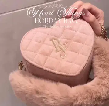 peony 홀리데이백 ROSE 홀리데이 박스 한정 컬러 하트백