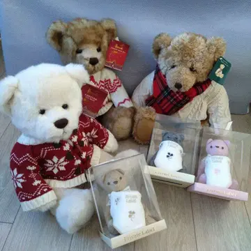 해롯 이어베어 등 테디베어 6체 세트 [ 익명 배송 ]