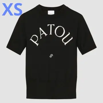 새상품 PATOU 반팔 니트 블랙 XS