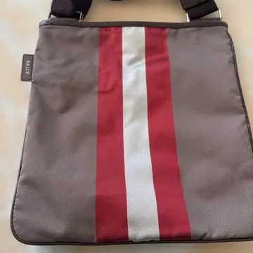 BALLY 숄더백 브라운/레드/화이트