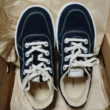 Le Mouton 다크 네이비 스니커즈 24.0cm