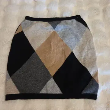 캐시미어 100% 타이트 미니 스커트