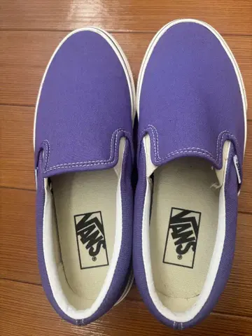 Vans 퍼플 슬립온 24.5
