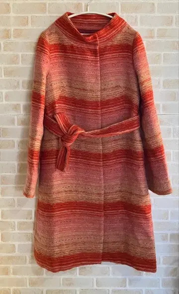 Sybilla 시빌라 롱 코트 벨트 포함 빨간색 계열