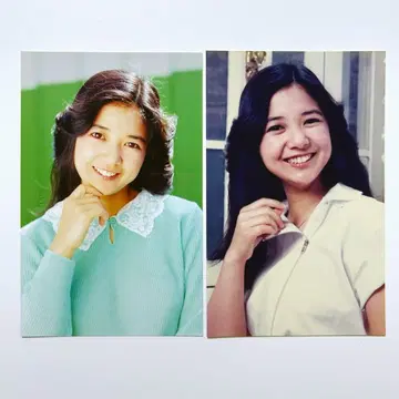 미야자키 요시코 브로마이드 사진 2장 세트 당시 물건 마루베루당