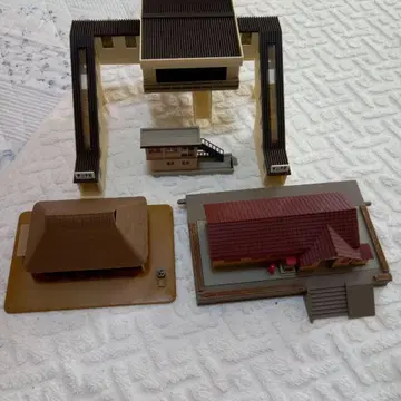 N 게이지 철도 모형 건물 세트