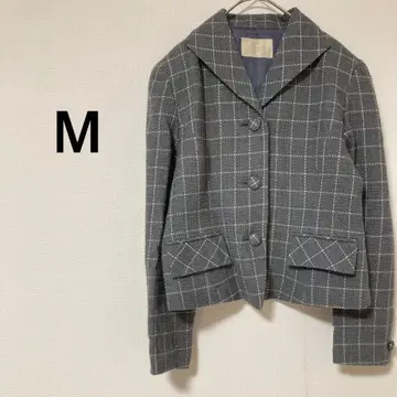 테일러드 자켓 [ M ] 아우터 체크 깔끔 안감