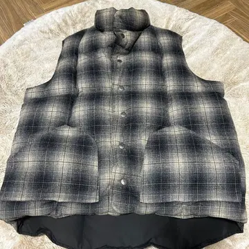 SIEERA DESIGN 다운 베스트 펜들턴 빔즈 y2k