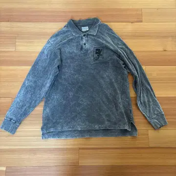 C.E cavempt 그레이 워시 가공 XL 피케 셔츠