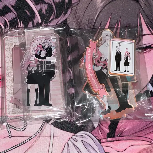 사랑하라 거짓된 천사들이여 한정판 초판 아크릴 스탠드 일괄