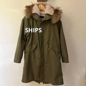 SHIPS 올리브 모즈 코트 36