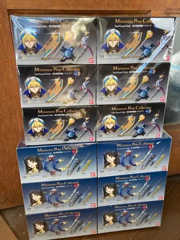 fate FGO 페이트 미니어처 프롭 컬렉션 컴플리트