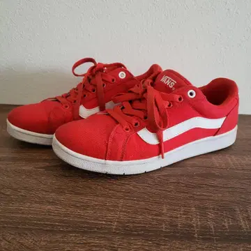 VANS 레드 스니커즈 26cm