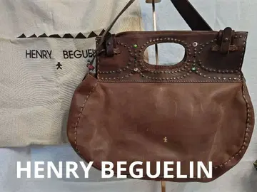 HENRY BEGUELIN 브라운 핸드백