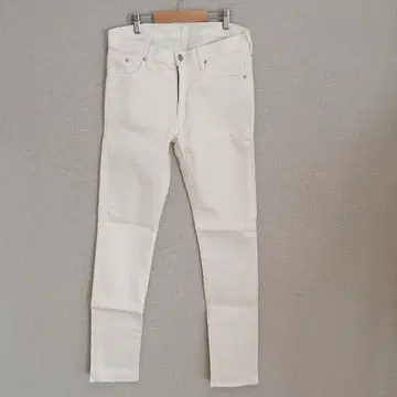 새상품급 시착만 한 상품 STUDIOUS 스키니 팬츠 화이트 M