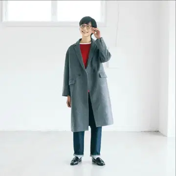 북유럽 생활 잡화점 3WAY 어레인지 옷깃의 가벼운 체스터 코트 그레이