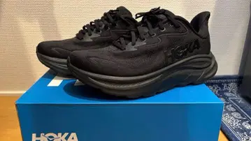 HOKA 클리프톤 10 남성용 26cm 와이드 블랙
