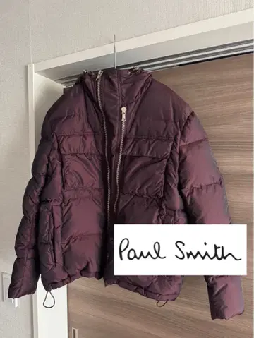 Paul Smith 버건디 다운 자켓