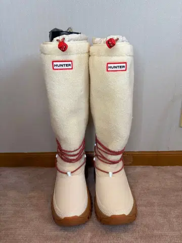[ 미사용품 ] 헌터 HUNTER 원더러 톨 쉘 파 스노우 부츠 UK5