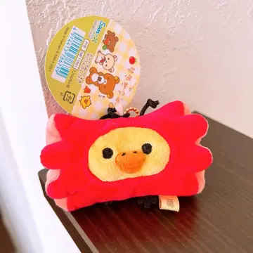 키이로이토리 도시락 시리즈 게맛살 소시지 매달린 봉제 인형