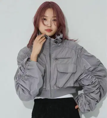 안나수이 NYC 샤카2 셔링 숏 MA-1