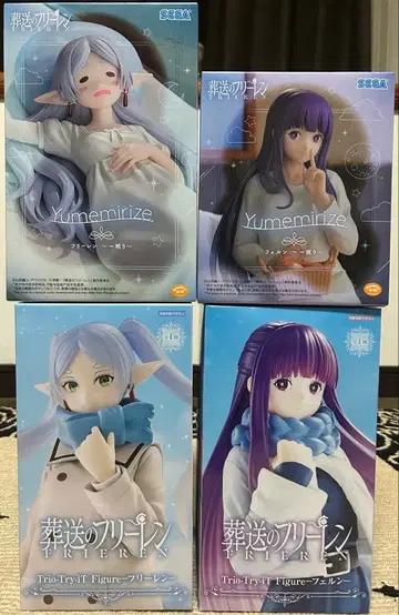 장송의 프리렌 피규어 4개 묶음 판매 프리렌 페른