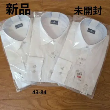 새상품 형태 안정 가공 와이셔츠 43-84 3장