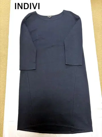 INDIVI 인디비 네이비 원피스 사이즈 42 일본제