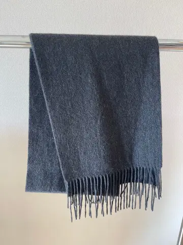 COMME CA MEN 캐시미어 머플러 블랙