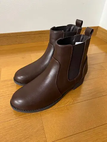 tehen(테엔) 다크 브라운 사이드 고어 숏부츠 숏부츠