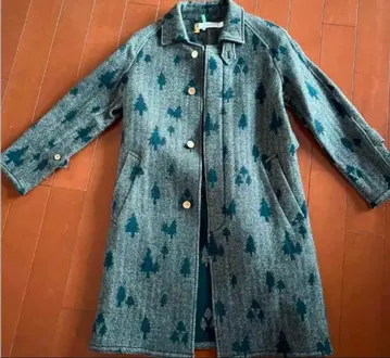 Aseedon Cloud 트리 패턴 트위드 코트