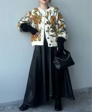 HARE 하레 2WAY 샤기 니트 가디건