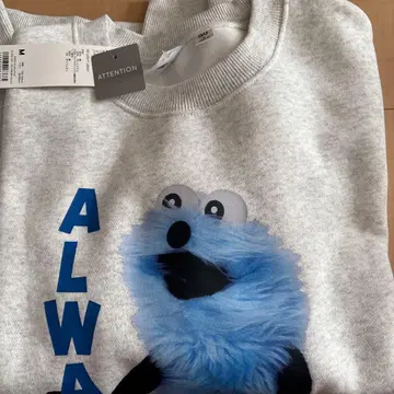 GU 헤비 웨이트 맨투맨 풀오버 퍼펫 스