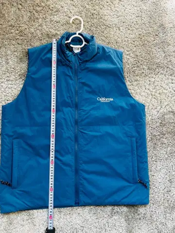 CGS. 파랑 집업 베스트 M 캘리포니아 제너럴 스토어