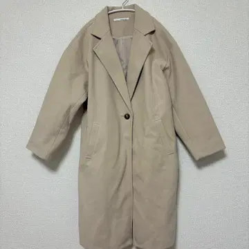 [ 새상품급 ] ELENCARE DUE 롱 코트 프리 사이즈 베이지