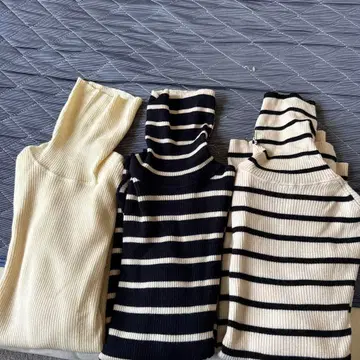 UNIQLO 터틀넥 니트 3세트 M 사이즈