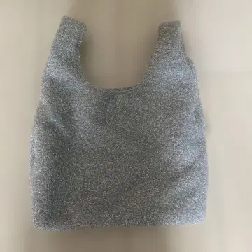 SLOBE 실버 토트백 새상품급