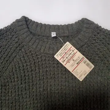 무인양품 크루넥 스웨터 미사용 택 포함 여성용 S 사이즈