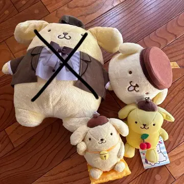폼폼푸딩 봉제 인형 3종 세트