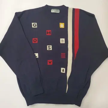 먼싱웨어 니트 스웨터 M 사이즈 새상품급 골프웨어 펭귄 등