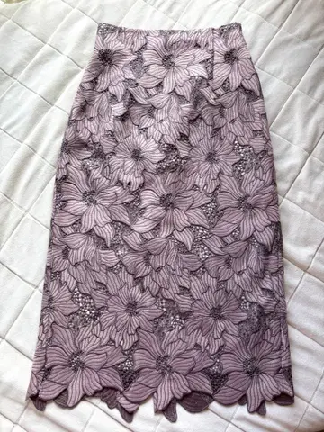 Mystrada 마이 스트라다 레이스 스커트 롱 스커트