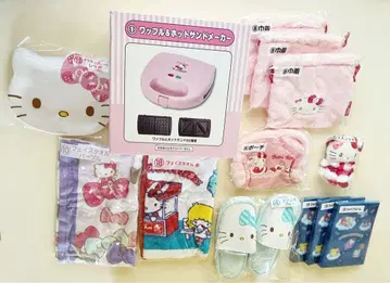 헬로키티 와플 & 핫샌드 메이커 세트